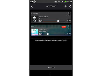 auvisio Premium Audio-Streaming-Empfänger, S/PDIF & AirPlay, Multiroom-fähig