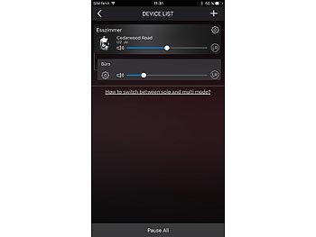 auvisio WLAN-Audio-Streaming-Empfänger SMR-20, USB & AirPlay, Multiroom-fähig