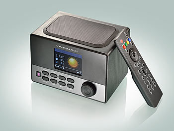 VR-Radio WLAN-Internetradio mit Wecker, USB-Ladestation, 8 Watt, 7,2 cm TFT