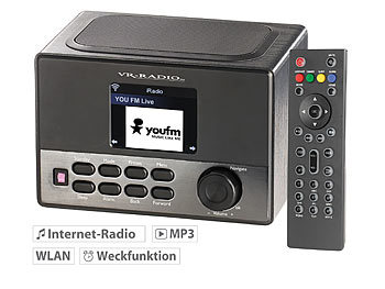 VR-Radio WLAN-Internetradio-Box IRS-600 Wecker, 8W (Versandrückläufer)