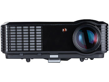 SceneLights LED-LCD-Beamer LB-9300 V2 mit Media-Player, 1280 x 800 (HD), 2.800 lm