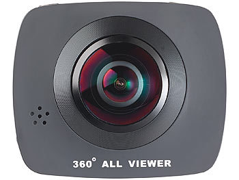 Somikon 360°-Full-HD-Action-Cam mit 2 Objektiven für VR-Videos (refurbished)