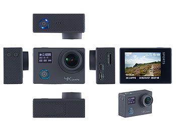 Wasserdichte UHD-Action-Cam mit Webcam-Funktion