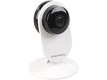 PEARL 2er Pack Full-HD-IP-Kamera, Bewegungserkennung, Nachtsicht