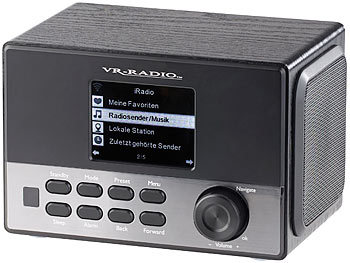 VR-Radio WLAN-Stereo-Internetradio, DAB+, Wecker, USB, 20 W (Versandrückläufer)