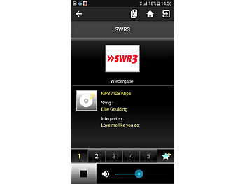 VR-Radio WLAN-Küchen-Internetradio mit Wecker, USB-Ladestation, 8,1-cm-Display