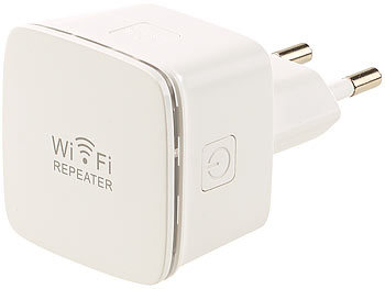 7links 2er-Set Mini-WLAN-Repeater WLR-350.sm mit Access-Point & WPS-Knopf