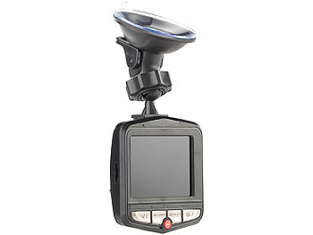 NavGear VGA-Dashcam mit Bewegungserkennung und 6,1-cm-Farb-Display (2,4")