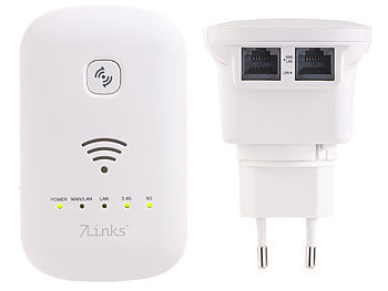 7links Dualband-WLAN-Repeater, Versandrückläufer