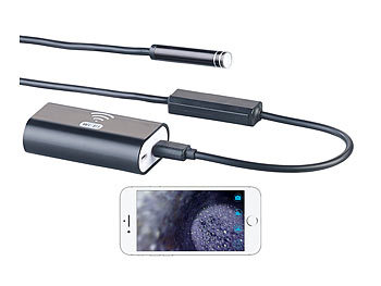 Somikon WiFi-HD-Endoskop-Kamera für iOS- Versandrückläufer