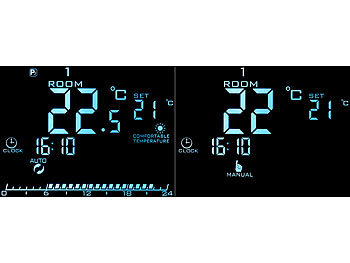Unterputz Programmierbares Fussbodenheizung Heizgerät Screen Temperatur