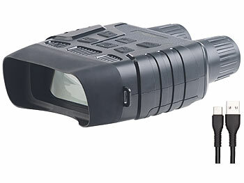Fernglas mit Kamera und Nachtsicht: Zavarius Nachtsichtgerät binokular mit HD-Videokamera, bis 700 m IR-Sichtweite