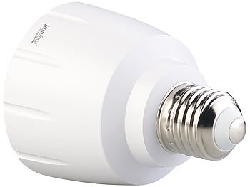 Luminea Home Control Smarte WLAN-E27-Lampenfassung, für Amazon Alexa & Google Assistant