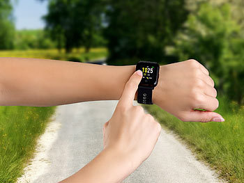 Smartwatch Smart-Watch Puls Gesundheit iOS Handuhr Herzfrequenz-Anzeige Fernauslöser