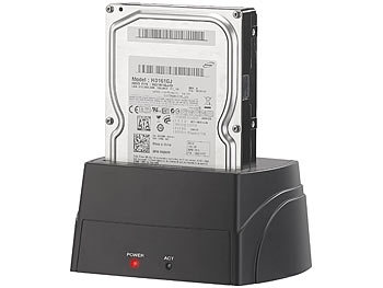 Festplatten Lesegerät: Xystec USB-3.0-Dockingstation für alle SATA-Festplatten mit 2,5" und 3,5"
