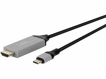 Callstel Anschlusskabel USB-C zu HDMI, 2 Meter, unterstützt bis 4K UHD / 60Hz