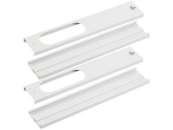 Fensterblende Klimagerät: Sichler 2er-Set Rollladen-Fensterblende für Klimaanlagen, z.B. ACS-120.out