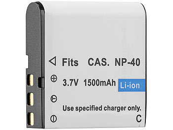 Camcorder HDMI: Somikon Ersatz-Li-Ion-Akku für 4K-UHD-Camcorder DV-860.uhd, 1.500 mAh