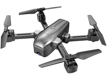 Simulus Faltbare GPS-Drohne mit 4K-Kamera, WLAN, Follow-Me, Gyroskop, App