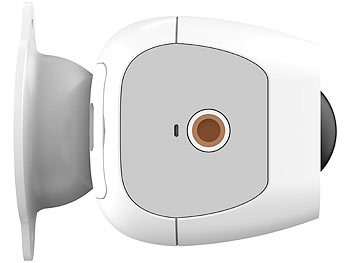 VisorTech 2er-Set Outdoor-IP-Überwachungskamera, Full HD, WLAN & App, Akku, IP65