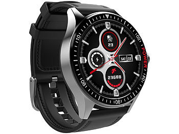Herren Smartwatch: St. Leonhard Smartwatch mit Always-On-Display, Bluetooth, Versandrückläufer
