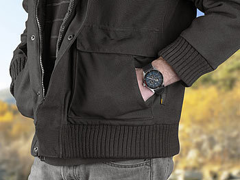 St. Leonhard Smartwatch mit Always-On-Display, Bluetooth, App, Herzfrequenz, IP68