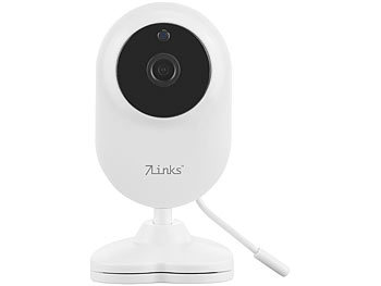 7links WLAN-Babyphone mit Full-HD-Kamera, Temperatur-Warn.,Versandrückläufer