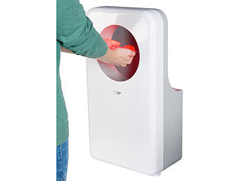 Commercial Hand Dryer: Sichler Ultrastarker Profi-Händetrockner, 1650 Watt (Versandrückläufer)