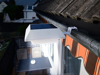 Solar LED Dachrinnenbeleuchtung