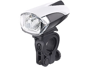 KryoLights LED-Fahrradlampe FL-211 & Rücklicht mit Akku, StVZO-zugelassen