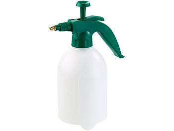 Sprühflasche: PEARL Pump-Drucksprüher mit Messingdüse und Sicherheitsventil, 1,5l