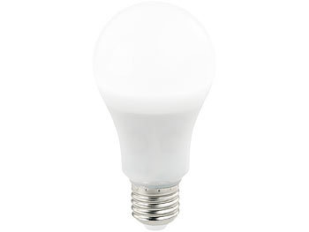 Luminea 4er-Set LED-Lampen E27, Dämmerungssensor, 11 W, 950 lm, tageslichtweiß