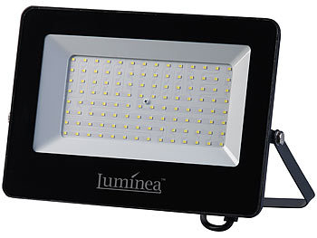 Luminea Wetterfester LED-Fluter, 100 W, 9.100 lm, IP65, 6500 K, tageslichtweiß