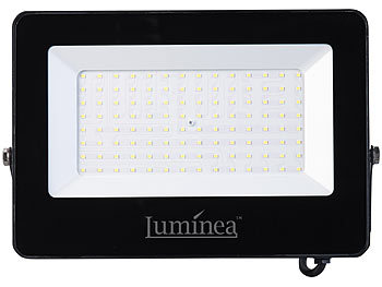 Luminea Wetterfester LED-Fluter, 100 W, 9.100 lm, IP65, 6500 K, tageslichtweiß