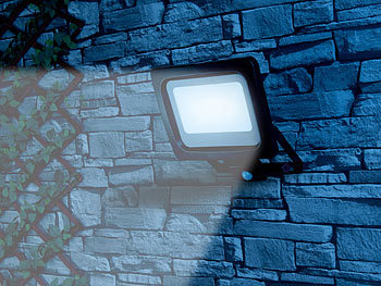 LED-Strahler für Terrasse, Garten, Hof, Hofeinfahrt, Hauseingang, Treppe