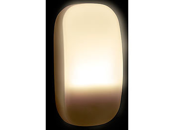 Lunartec Kompaktes LED-Steckdosen-Nachtlicht, Dämmerungssensor, 1 lm, 0,25 Watt
