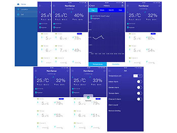 Thermometer/Hygrometer mit Apps für iOS und Andorid