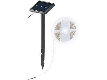 Solar-SMD-LED-Streifen als Alternative zu Leiste, Lichterkette, Lichtleiste, Licht-Schlauch