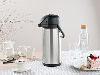 Metall Pumpsysteme rostfreie Kaffee Wasser Vakuum Pumpen  Küchen Ltr Milch Thermobehälter Suppen