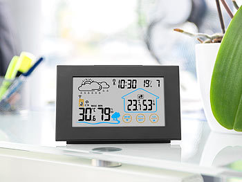 Digitales Gartenthermometer Zimmerthermometer Temperaturanzeige Luftfeuchte Außentemperatur