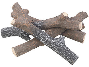 Deko-Holzscheite Kamin