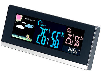 Wetterstation mit Charger für Apple iPhone, iPad, iPod & Samsung Galaxy Smartphone & Android Tablet