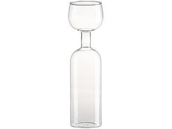 2in1-Weinflaschen und XXL-Gläser