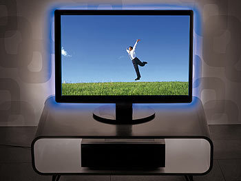 Lunartec TV-Hintergrundbeleuchtung LT-96C, 4 Leisten, USB, multicolor, 24 - 44"