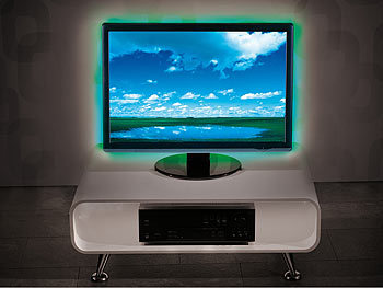 Lunartec TV-Hintergrundbeleuchtung LT-184C, 4 Leisten, USB, multicolor, 46-70"