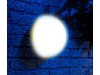 Lunartec Solar-Leuchthalbkugel mit weißen LEDs, 4er-Set