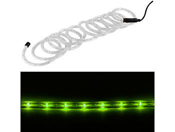 Lunartec LED-Lichtschlauch für innen  10 Meter, grün
