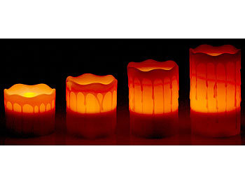 LED-Echtwachs-Kerzen