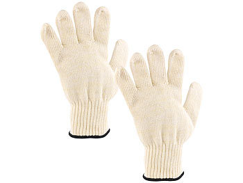 Hitzeschutz Handschuhe: Rosenstein & Söhne 2er-Pack Hitzebeständige Grillhandschuhe in Universalgröße, bis 250 °C