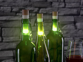 Flaschenverschluss-Weinflaschenverschluss-Sektflaschenverschluss Lichterkette